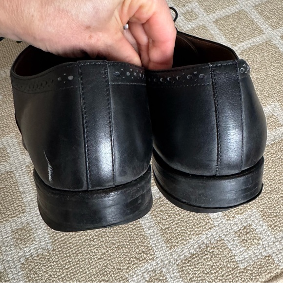 Allen Edmonds Van Ness Cap Toe Oxford Dress Shoes Work Formal Black Leather 12 - Picture 7 of 8